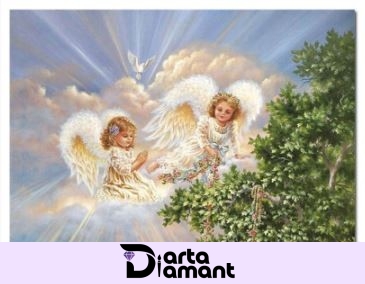 ECO Goblen cu diamante Îngerași