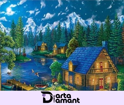 ECO Goblen cu diamante Lac